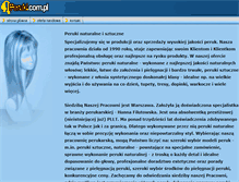 Tablet Screenshot of peruki.com.pl